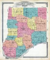 Callaway County Outline Map, Callaway County 1919